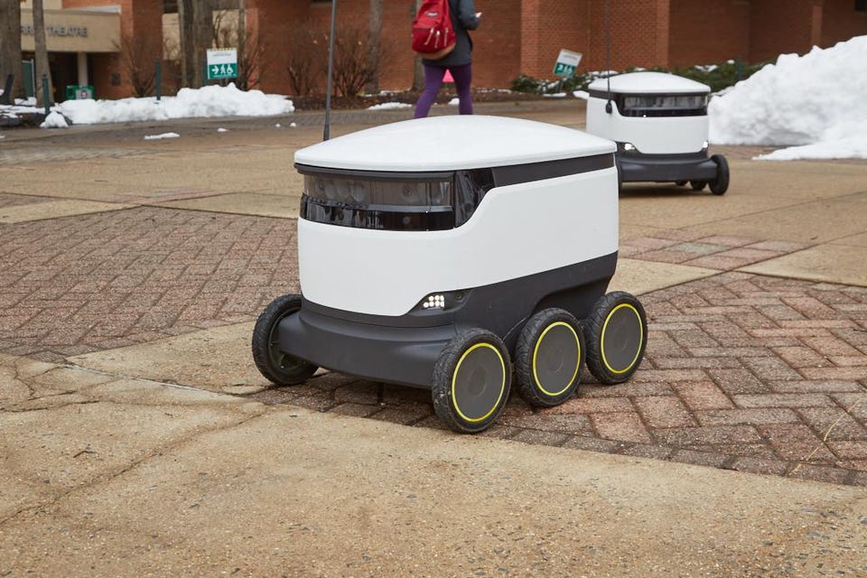 Robots Hit The Streets As Demand For Food Delivery Grows
