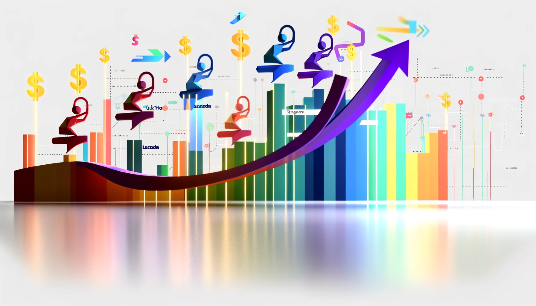 Singapore’s Sea Limited records first profitable year, battling Lazada and TikTok for market share.