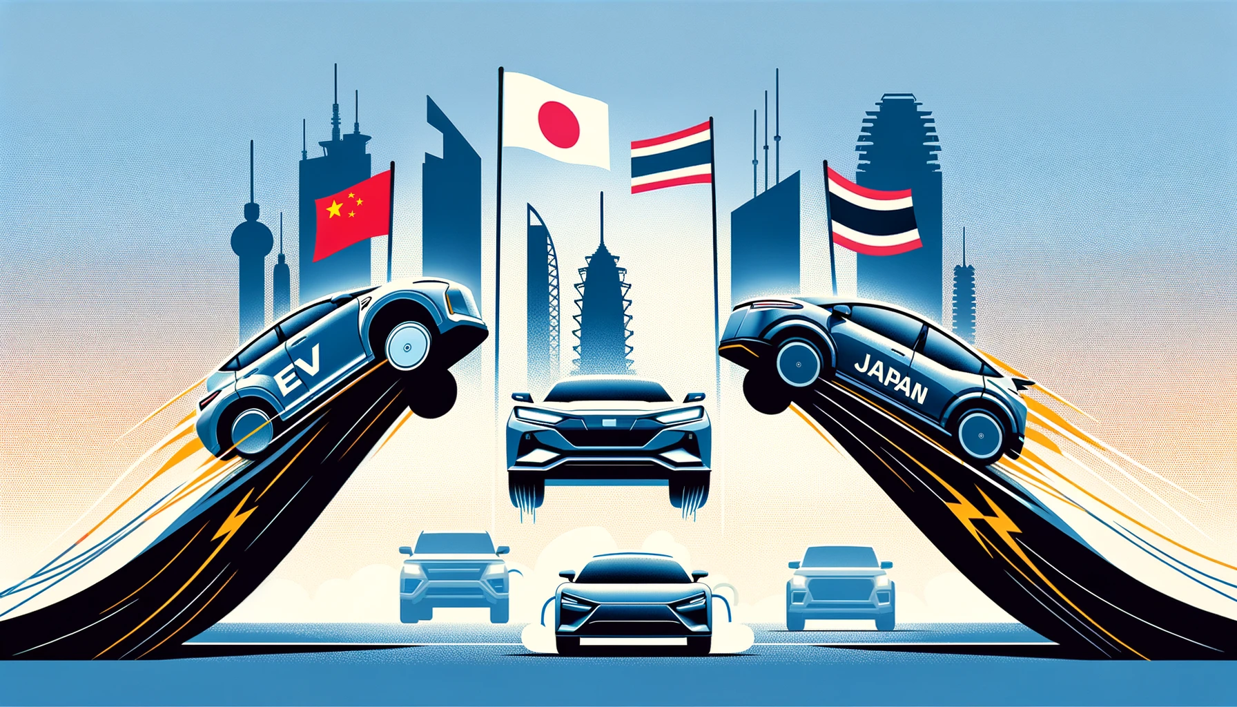 Chinese EV manufacturers are wagering on their ability to surpass Japanese brands in Thailand’s market.