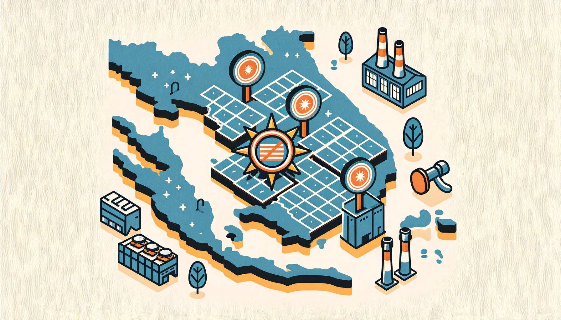 Chinese solar firms halt Southeast Asia operations, including Malaysia, due to U.S. restrictions.