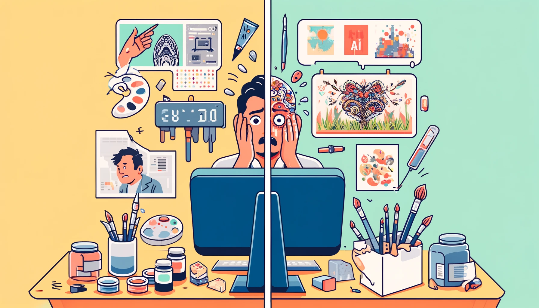 Is Generative AI a terrible threat to human creativity or a driver of innovation?