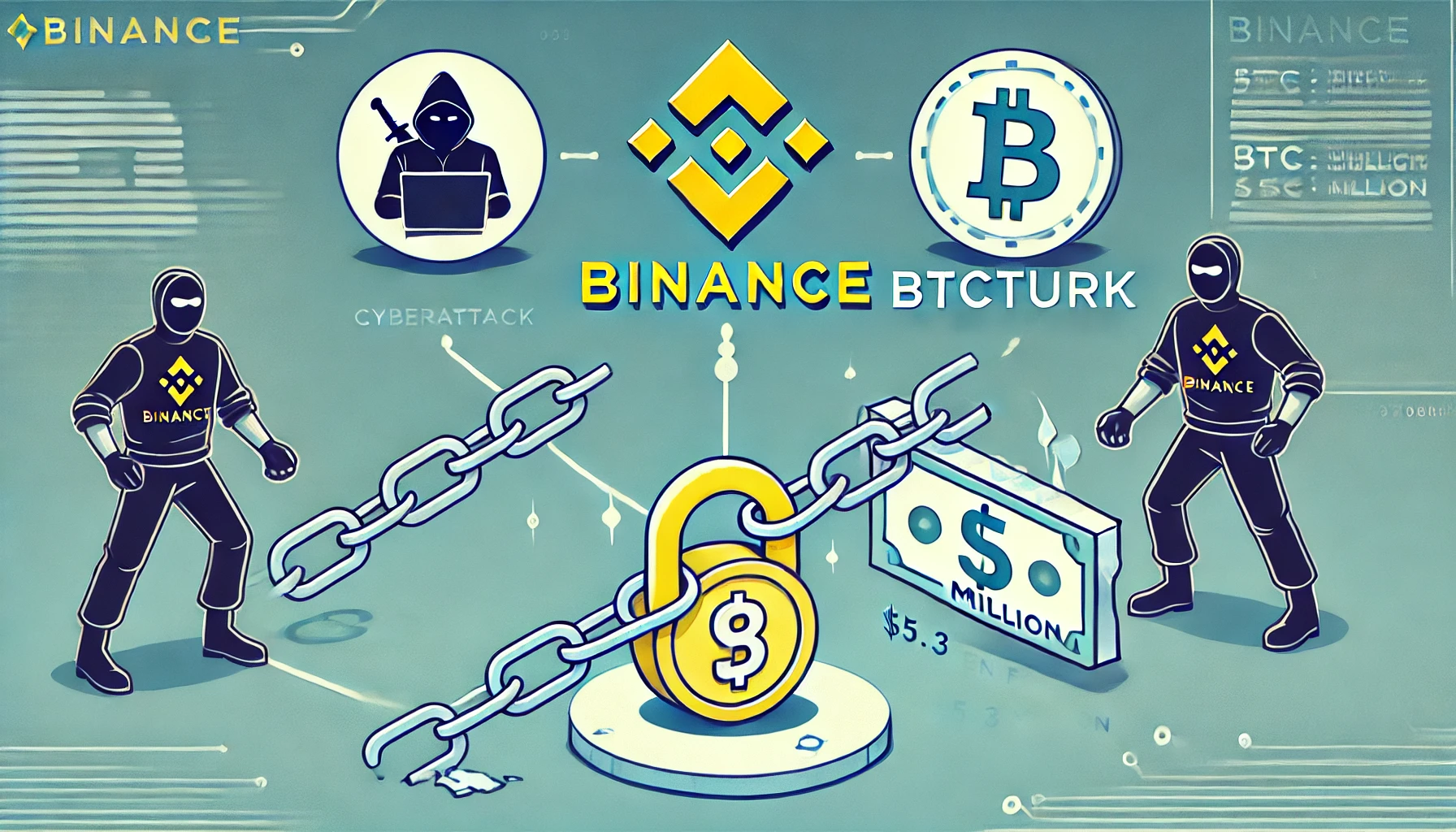 Binance Aids BtcTurk in Cyberattack Investigation, Freezes $5.3 Million in Stolen Funds