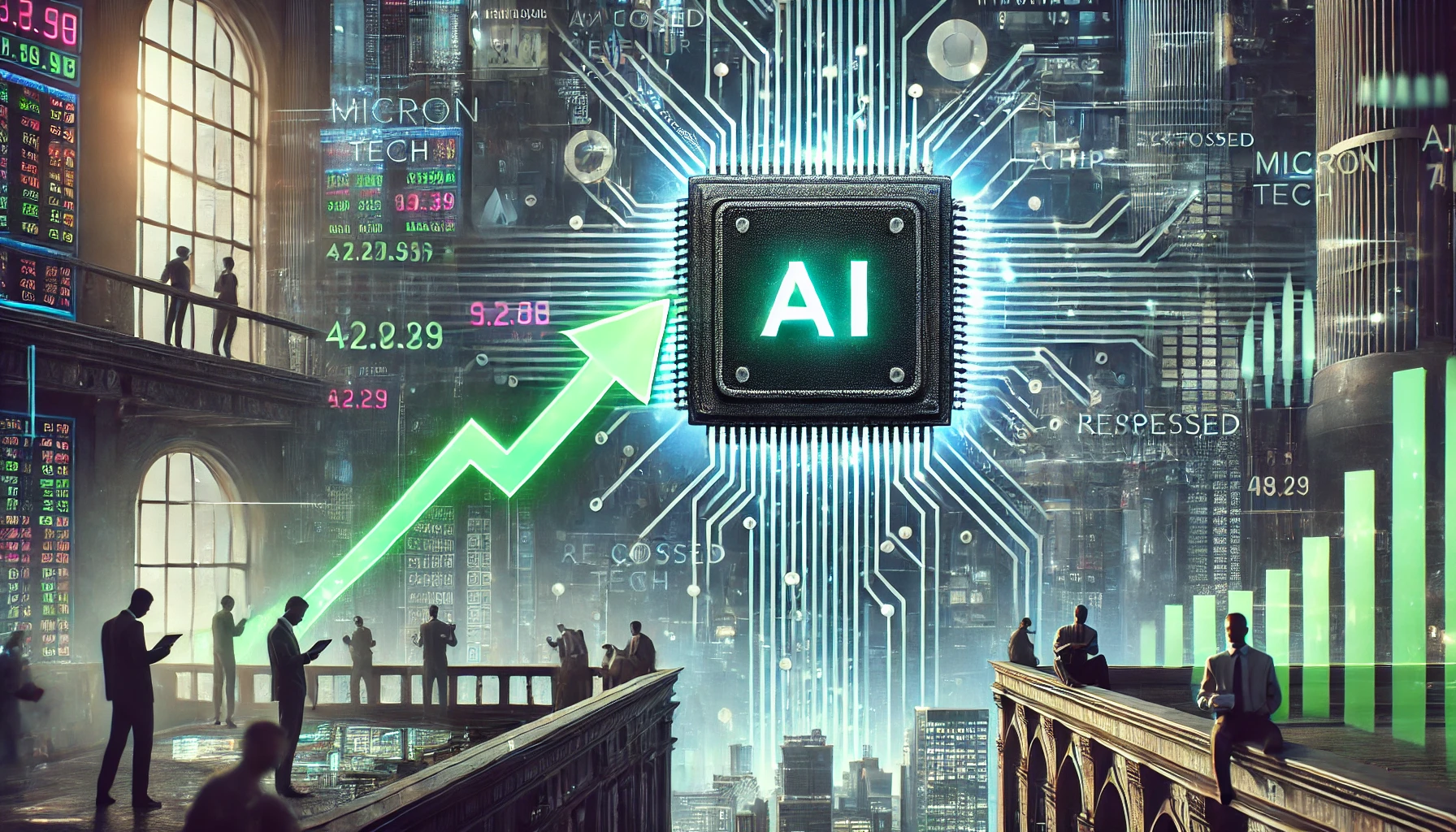 Micron Tech surpasses revenue expectations due to strong AI chip demand; shares dip after prior surge