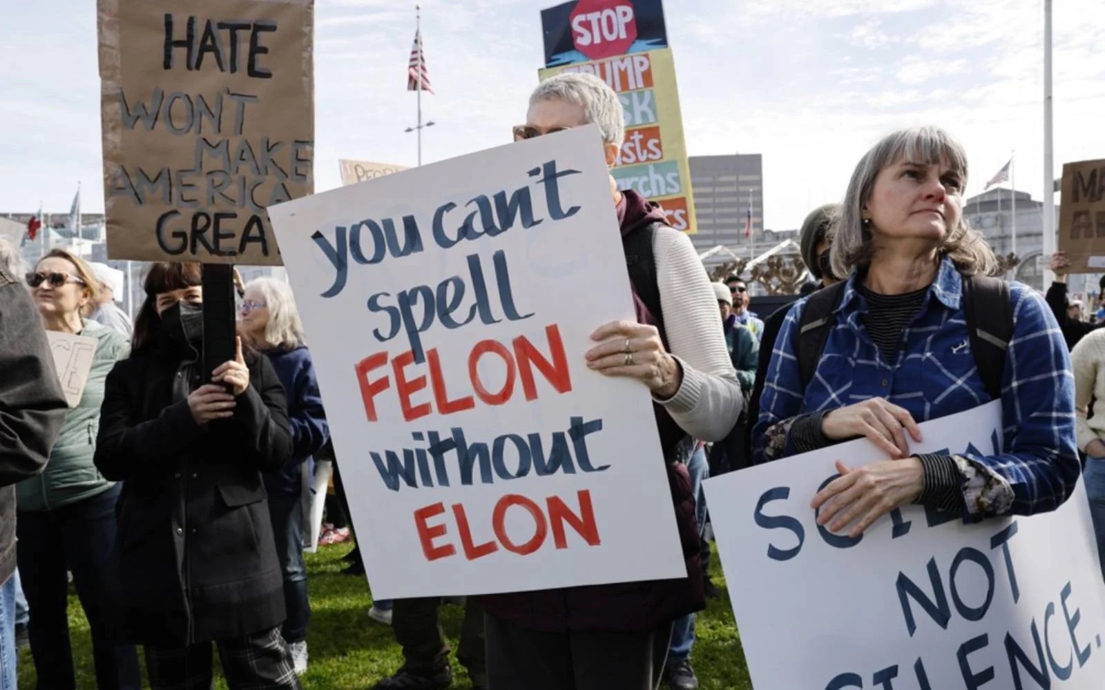 Thousands Take to NYC Streets to Oppose Musk’s DOGE Initiative