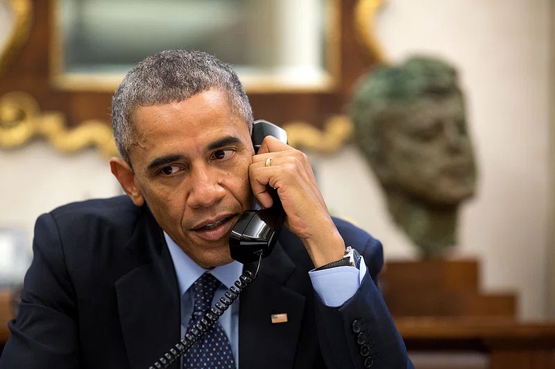 Trump Relocates Obama and Bush Portraits to Hidden Stairwell