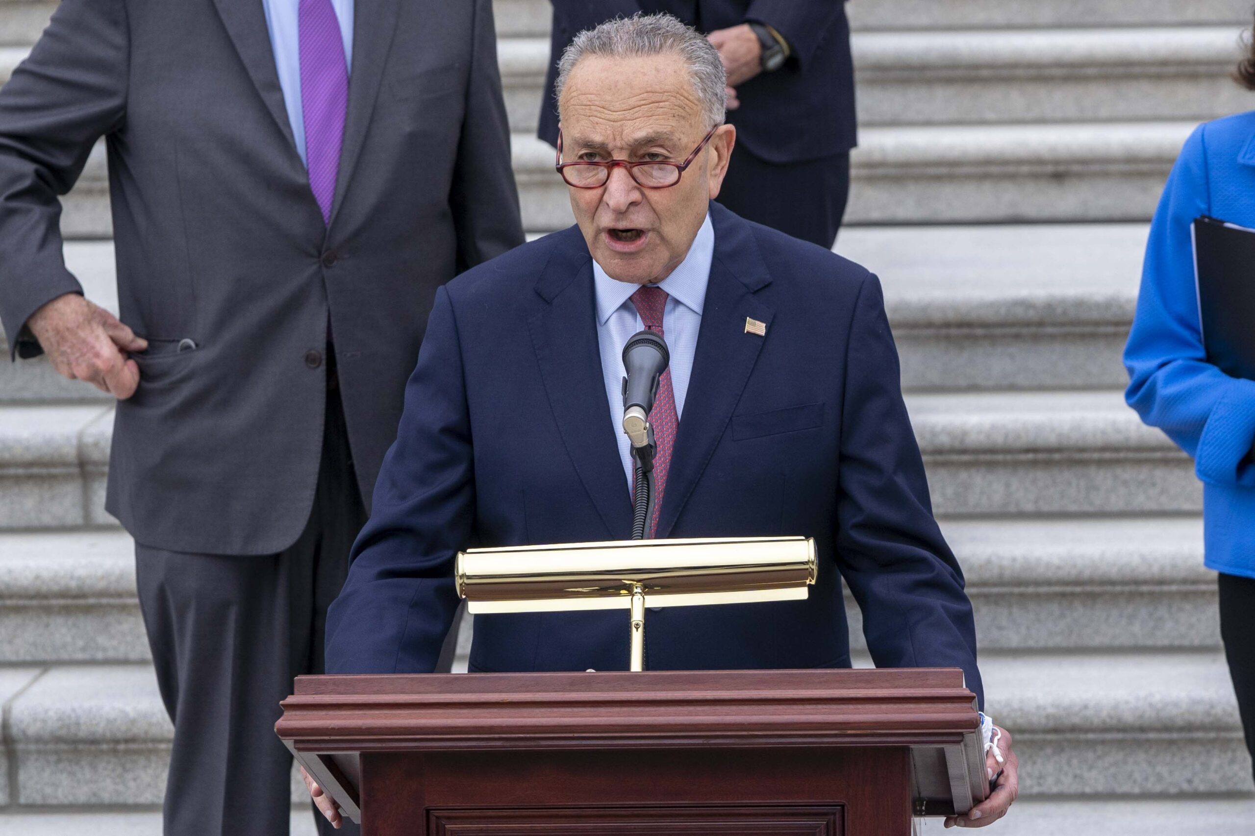 Democrats Unite Against Trump, Embracing a Government Shutdown