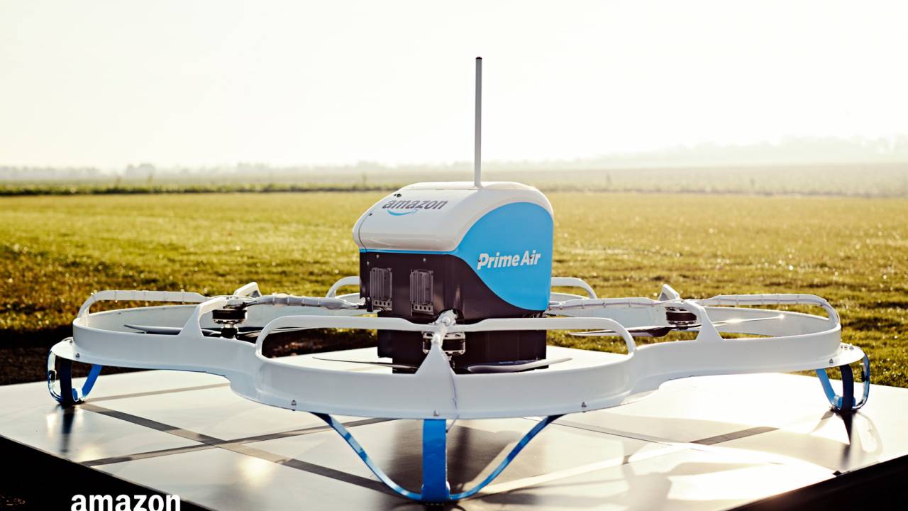 Amazon Prime Air Drones Collide with Crane in Arizona