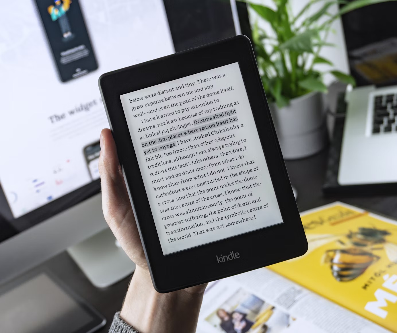 There’s a Kindle Scribe with color, but you won’t like how much it costs