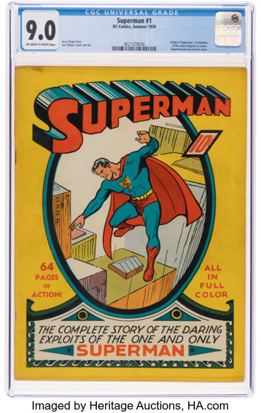 Superman #1 Found in Late Mother’s Attic Sells for Record $9.12 Million