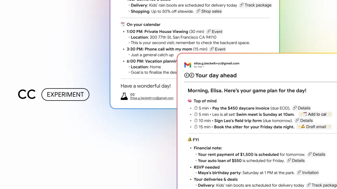 Google Tests Gemini-Powered Email Assistant CC Through Labs Experiment